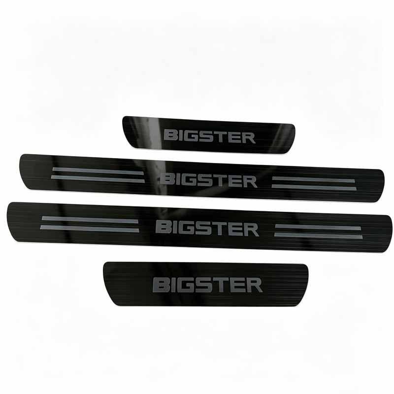 Dacia BIGSTER Threshold & Trunk Protector Stainless Steel Trim