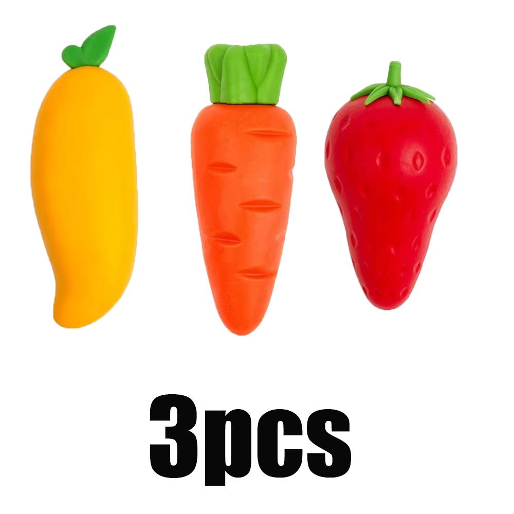 1/3pcs Multi-Function Fruit Erasers School Supplies Stationery Gifts Writing Drawing Correction Supplies Soft Pencil Erasers