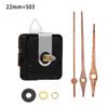 Silent DIY Cross-Border Long Shaft Clock Movement with Walnut Wood Hands - 4 Styles Available