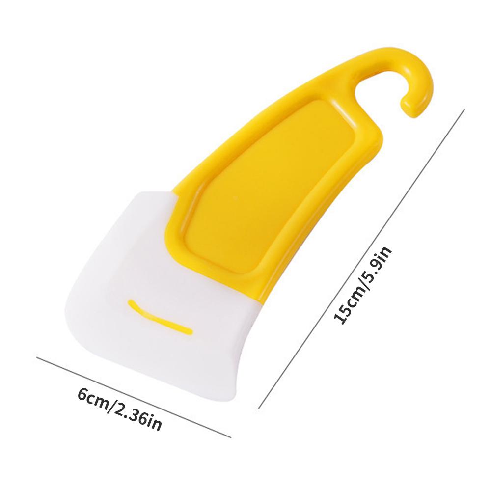1 STÜCK/2 STÜCK Küchenreinigung Weicher Schaber zum Entfernen von Fett und Fett vom Boden der Pfanne Weichkopfreiniger Silikon