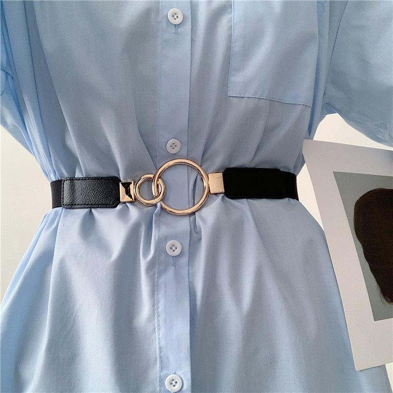 Elastic Fashionable Womens Waist Belt Stylish Korean Ins Inspired For Dresses Coats And
