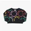 Stella Mccartney Tt4c30 Z1333 930mc Multicolor Round Logo Kids Sweatshirt