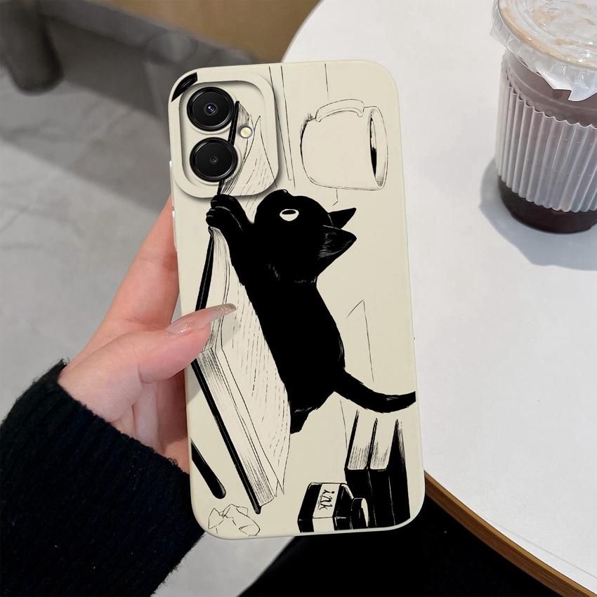 Fashion Case For Samsung A07 M07 F07 A25 A17 M17 F17 M36 F36 M56 S26 Plus Cute Cartoon Star Pattern Soft Liquid Silicone Phone Cover For Samsung Shell