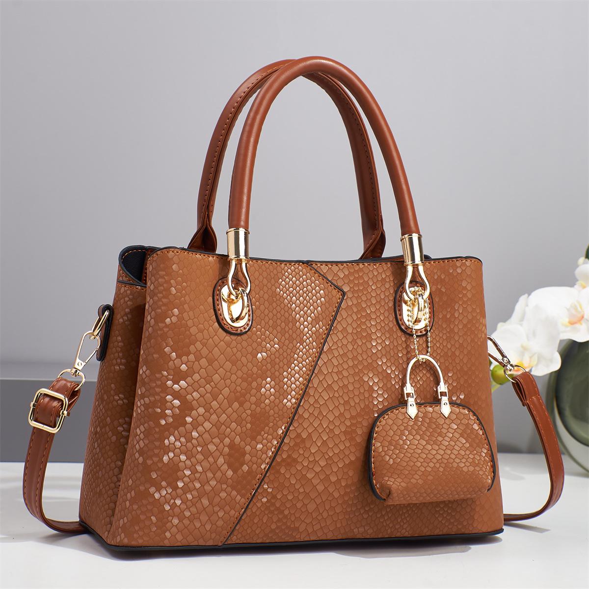 Новая модная сумка-сплайсинг Serpentine высокий уровень внешнего вида простая атмосферная сумка с большой вместимостью женская сумка 3340₽