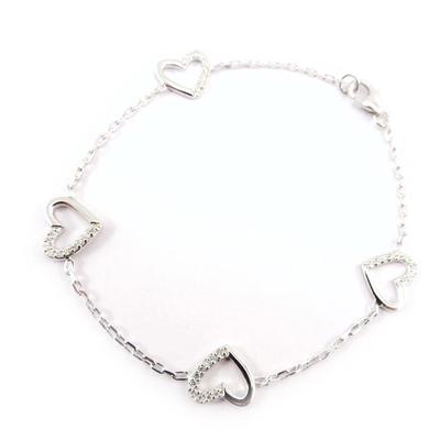 [E7598] - Silberarmband 'Liebe'