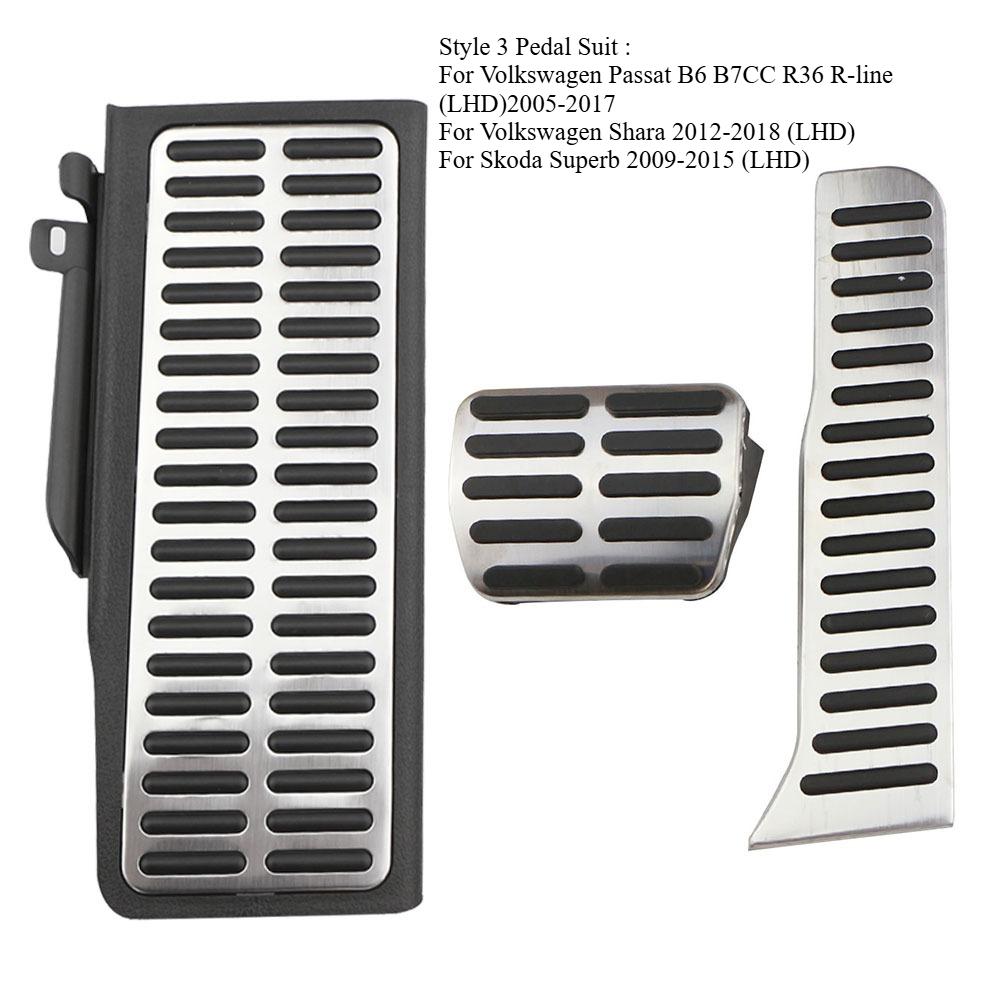 Car Accessories Footrest Gas Brake Pedal Clutch Pedal for Skoda Octavia A5 Yeti Superb for Seat Altea Leon Toledo