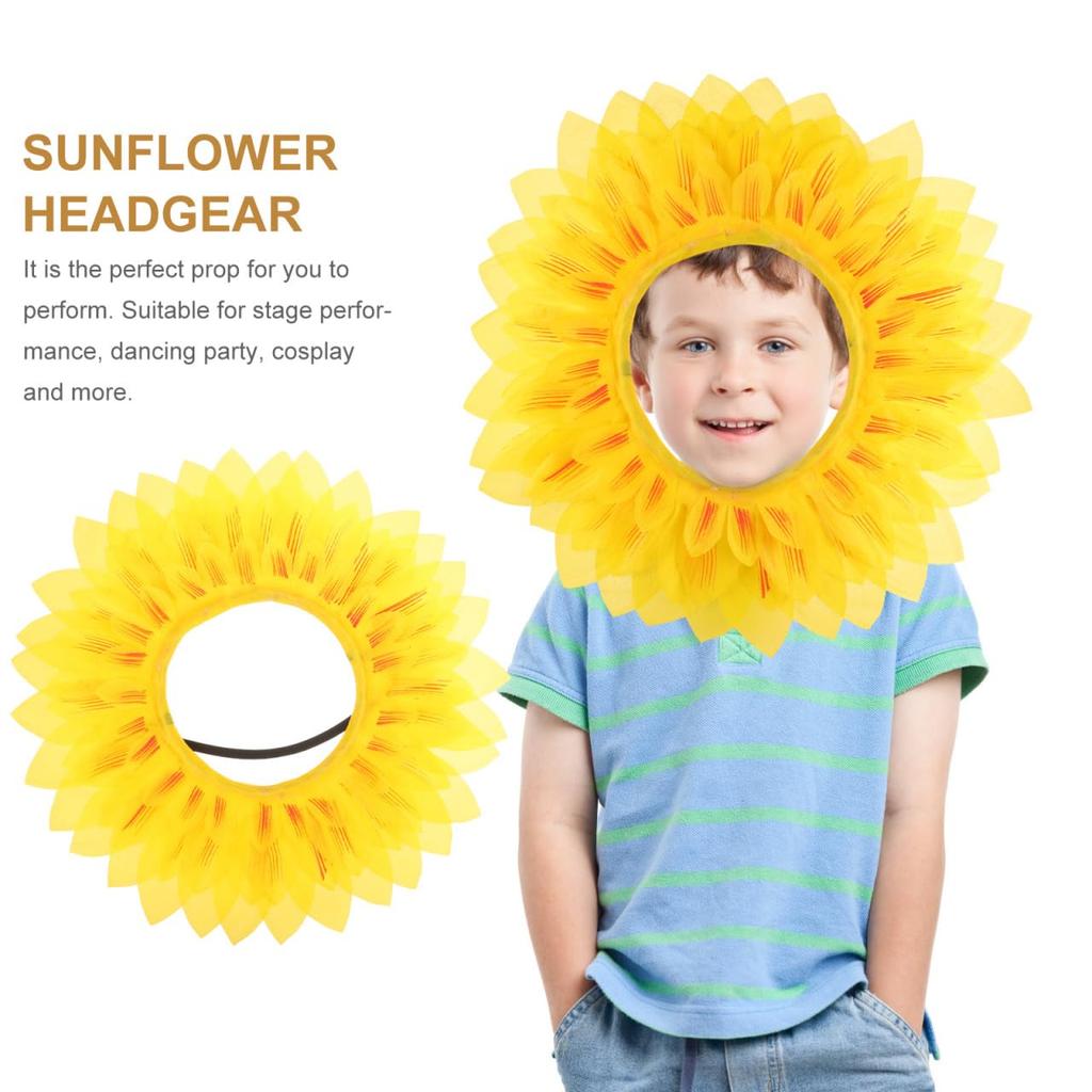 Sunflower Headgear Set for Cosplay Halloween Flower Headgear for Halloween Costumes and Parties [ifundom] Kids, Hat, Costume,