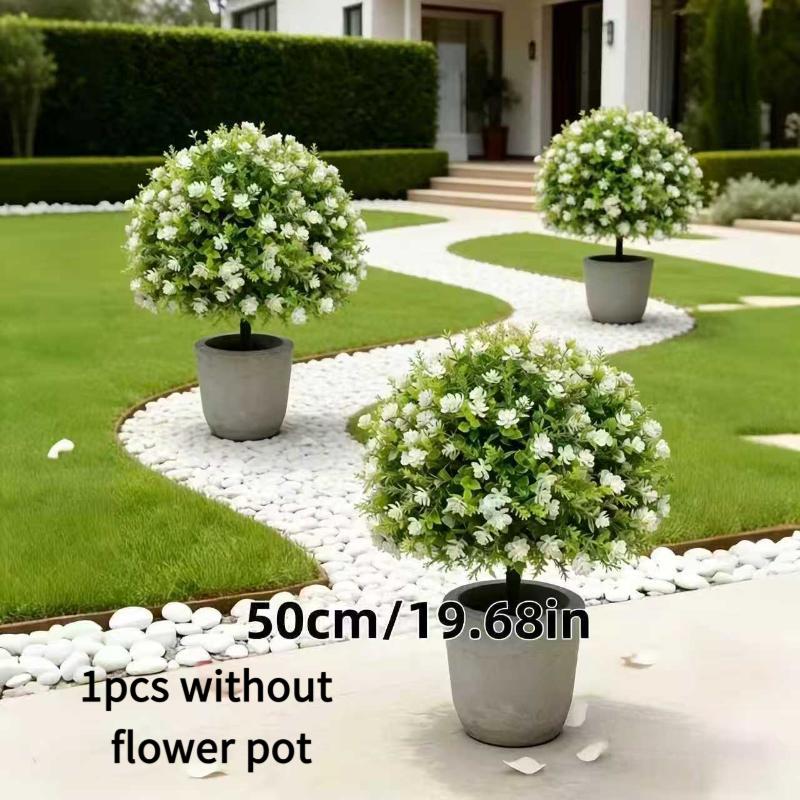 Artificial Flower,Artificial Petunias With Ground Stake, 18" Outdoor Faux Flowers For Garden, Yard, Planter And Porch
