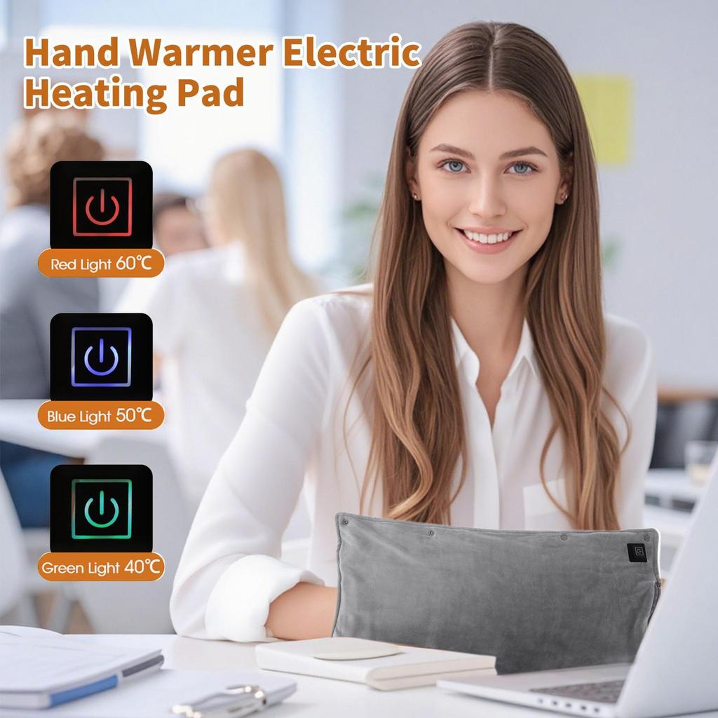 Electric Hand Warmers Rechargeable Electric Hand Warmers Heated Gloves 3 Modes Heater Heating Pad For Outdoor Indoor Women Men