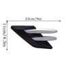 For General Car Shark Gills Car Hood Stylish Simulation Cover Trim Strong Adhesive Simulated Ventilation Cover Outlet Trim