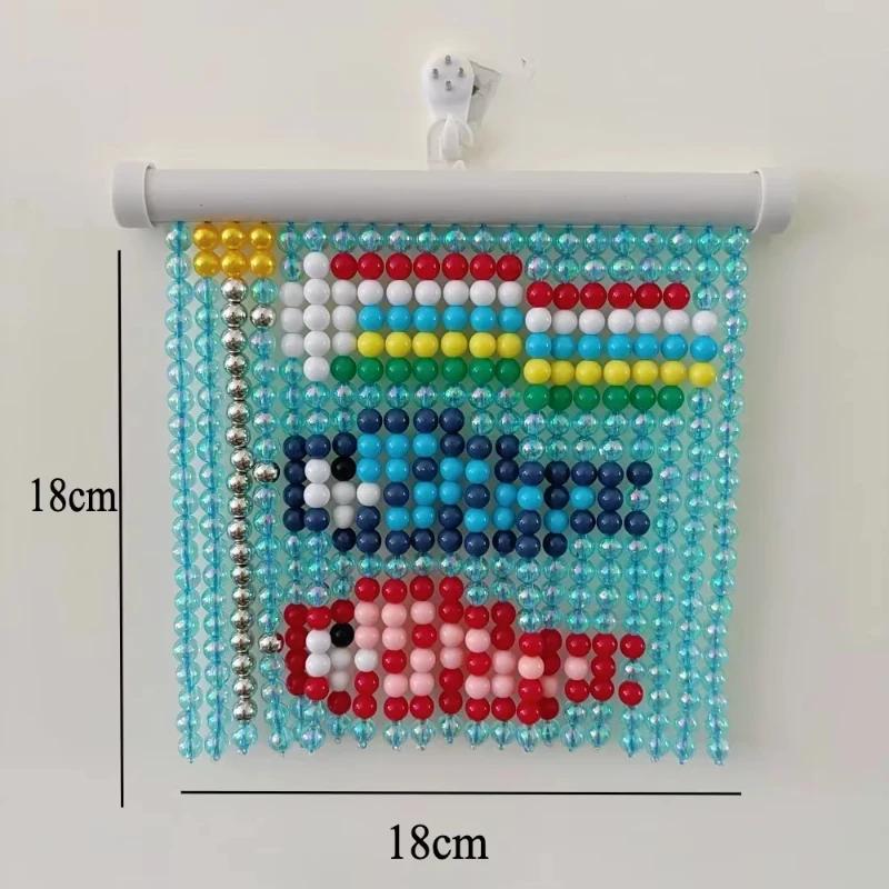 Cartoon Panda Hanging Beads Ornaments Handmade Cat Crafts Wall Art for Girls Room Decor Creative Wall Decoration Trendy 2025