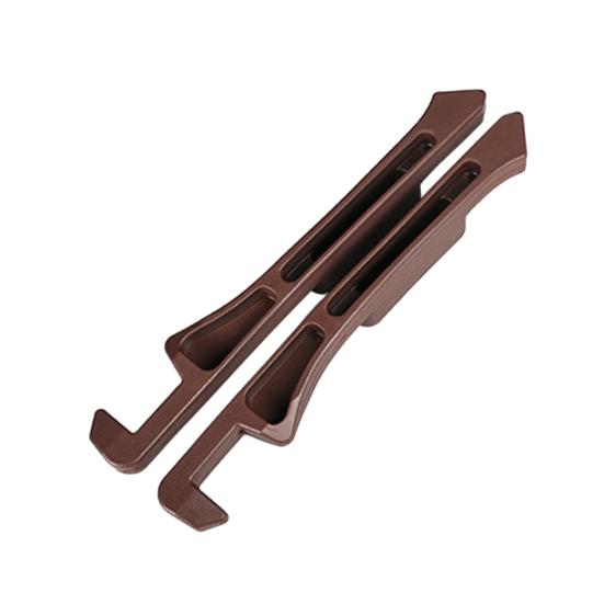 

2 шт., автомобильные держатели для телефонов, универсальные, большой емкости, простые в установке, автомобильные боковые сидения, консольный органайзер коричневый