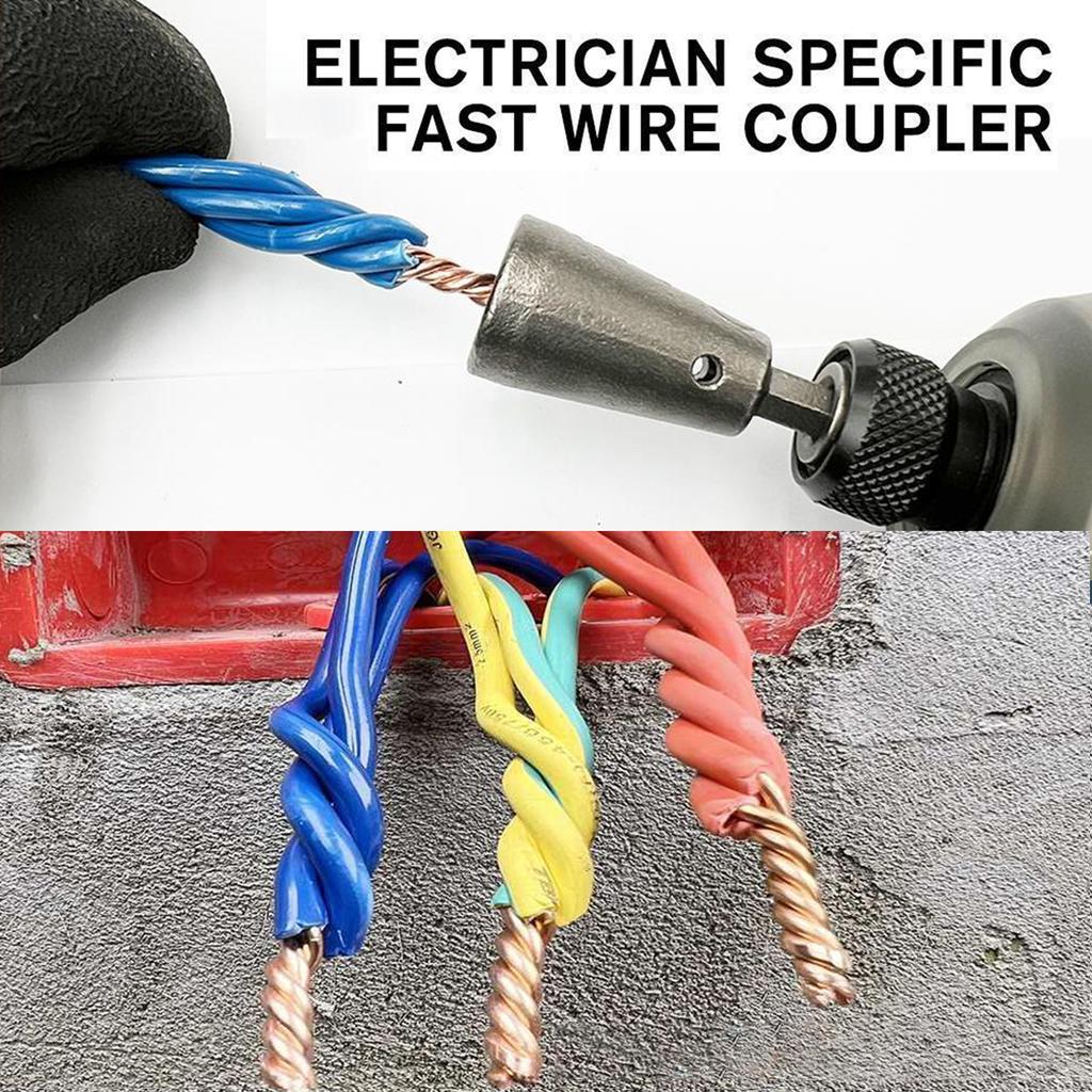 2/3Pcs Wire Twisting Tool Electrician Twisters Connectors Twist Wire Tool for Power Drill Stripping and Twist Wire