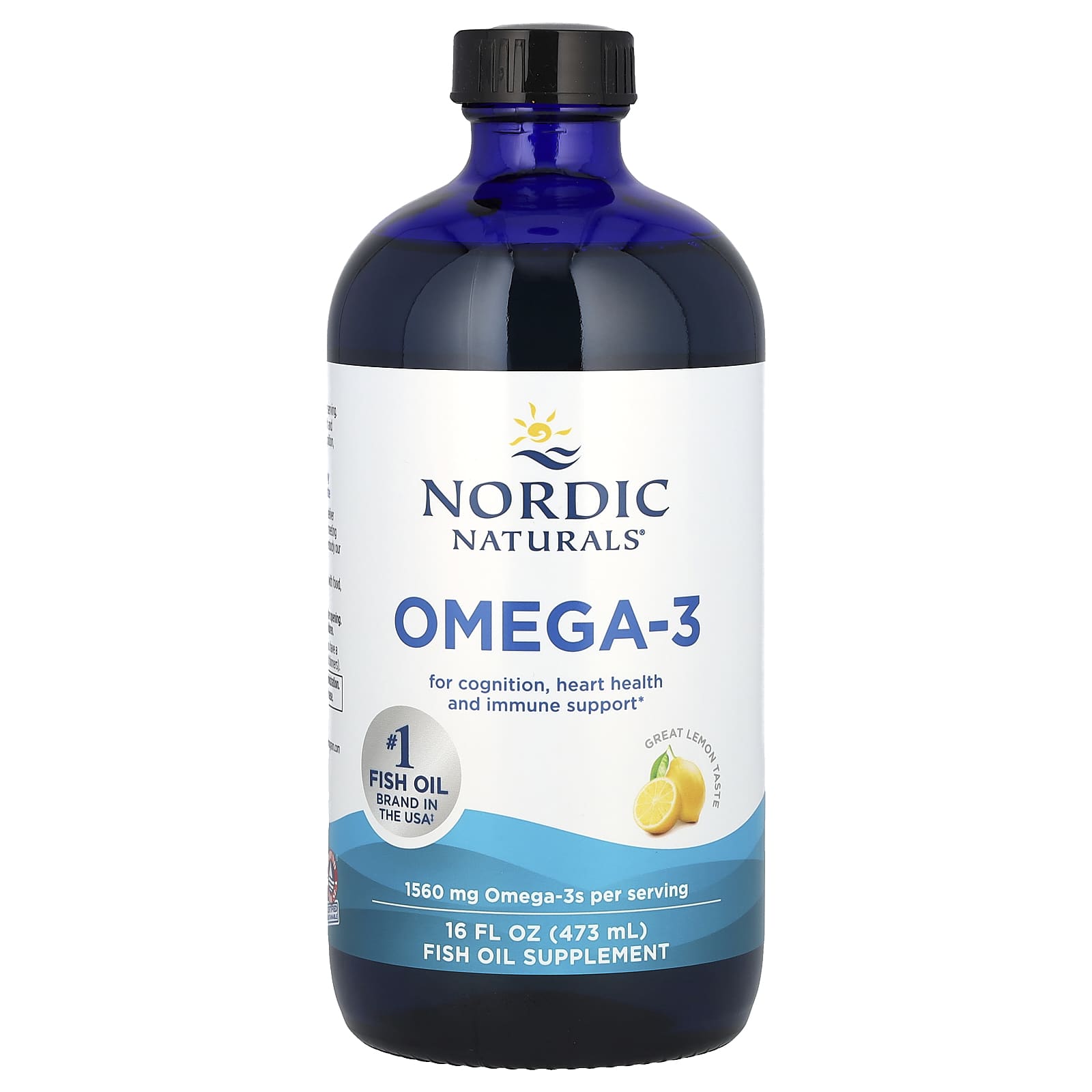 

Omega 3, Lemon, 1,560Mg, 473Ml(16Fl Oz)