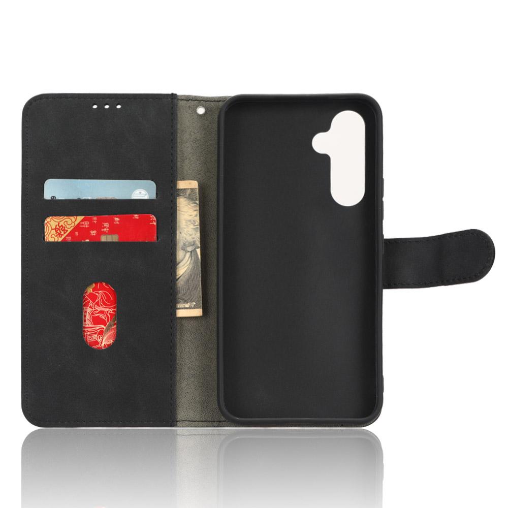 Phone Case For Samsung Galaxy A54 5G Skin-Touch Feeling Flip Leather Wallet Cover Foldable Stand