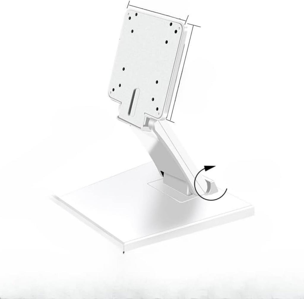 Kxptso Stand-Mounted Folding LCD Touch Monitor, Low Profile, Compact Desktop Stand, Height Adjustable, All-in-One Screen (04)