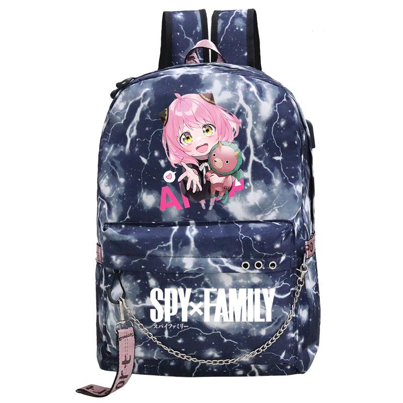 Spy playhouse anime periphery Ania backpack durable schoolbag girl cute schoolbag two-dimensional backpack