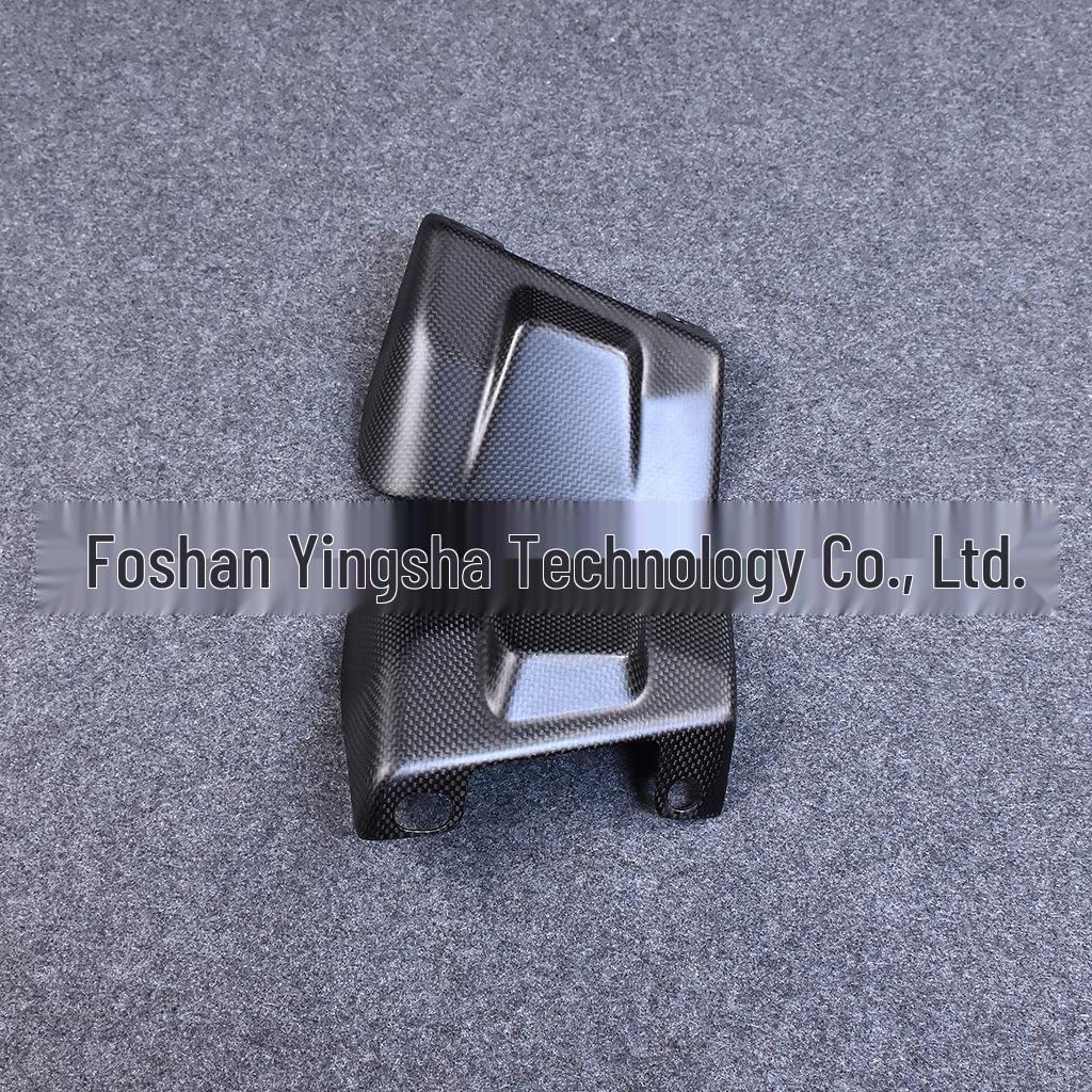 Universal Carbon Fiber Motorcycle Front Brake Caliper Air Guide Radiator Accessory