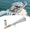 2PCS Small Yacht and Portable Stainless Steel Design Handheld Fog Horn with Clear Sound and Removable Mouthpiece Accessories