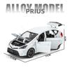 1/32 TOYOTA PRIUS Alloy Car Model Diecast Metal Vehicles Car Model Sound and Light Simulation Collection Childrens Toy Gift