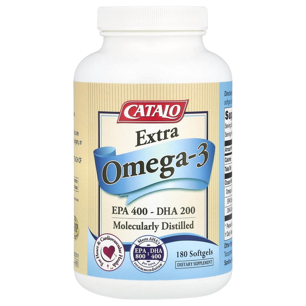 CATALO, Extra Omega 3, 180 softgels