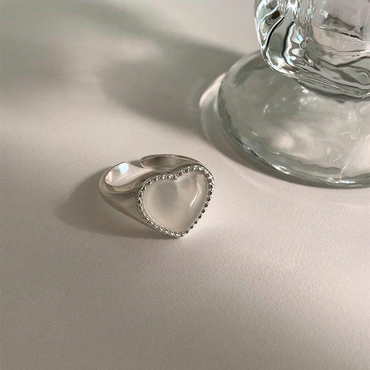 Elegant Sweetheart Ring: Women s Versatile, High-End Luxury, Stackable Index Finger Jewelry Adjustable