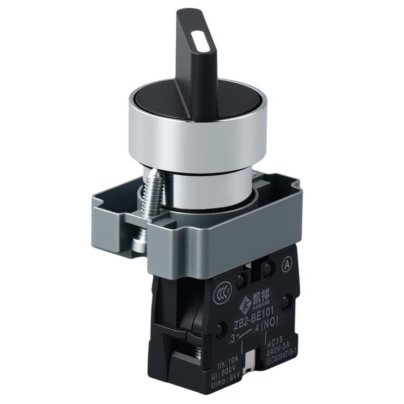 XB2-BD21 BD25 BD33 Two/Three-Speed Selector Switch, Short/Long Handle, 22mm