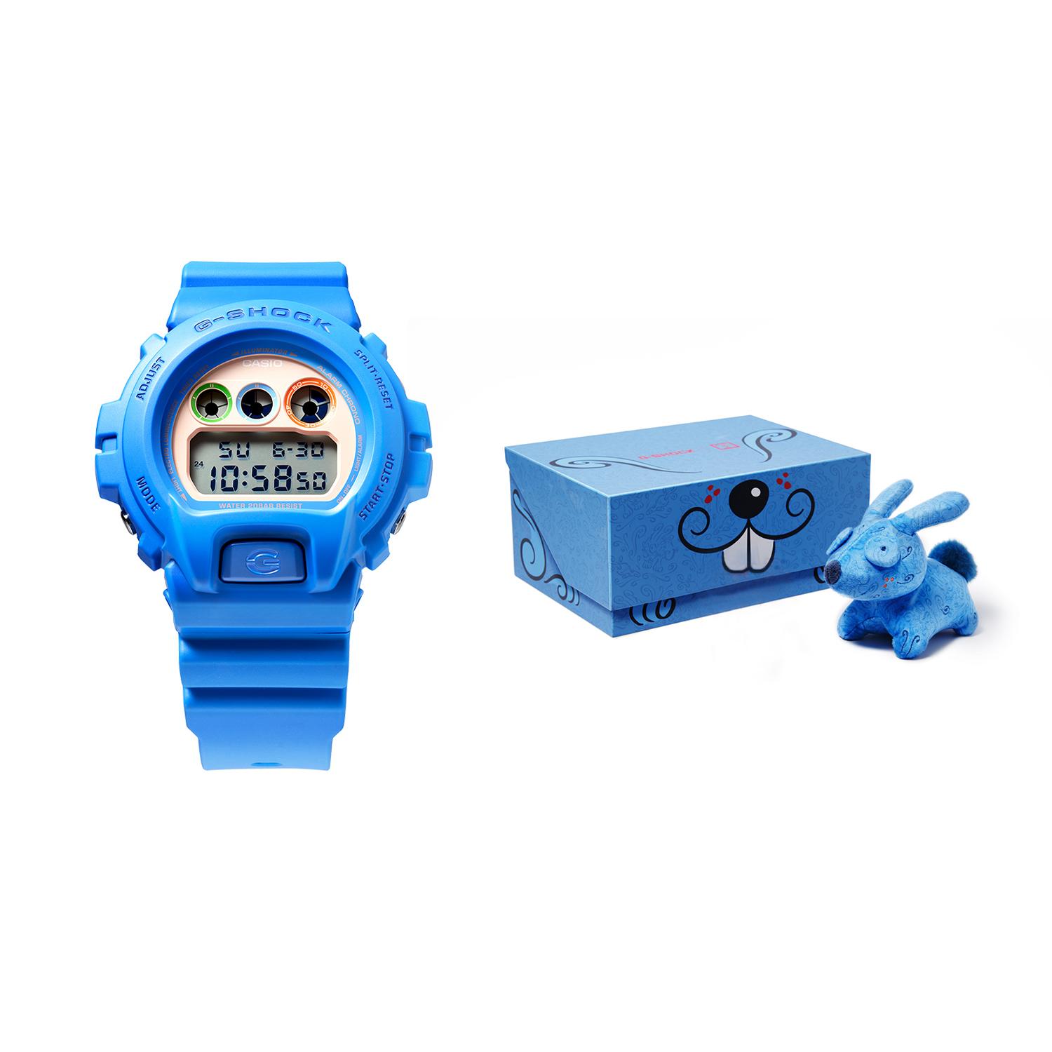 CASIO Unisex G-SQUAD Series Blue Watch DW-6900MTSS22-2PFM