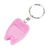 Portable Floss Keychain Tooth Floss Floss Roll Floss Threaders for Travel Pink