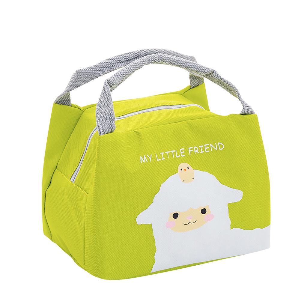 Fashion Portable Cartoon Lunch Food Fresh Pouch Picnic Drink Cold Handbag