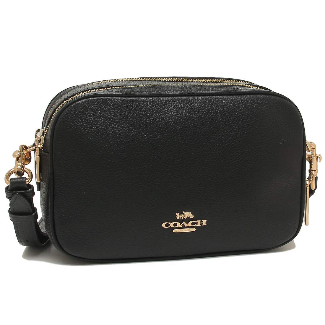 

COACH Сумка кроссбоди JES из шагреневой кожи IMBLK MISC [Товар] чёрный