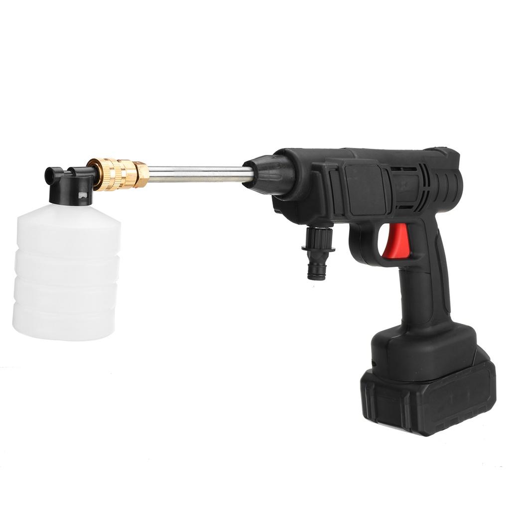 30Bar Cordless Electric High Pressure Washer 15000mAh Rechargeable Auto Car Washing Spray Gun Water Gun for 18V Battery