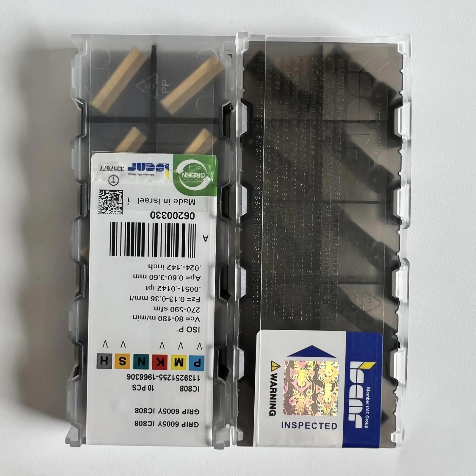 

ISCAR / GRIP6005Y IC808 Industrial indexable carbide inserts 10 Pcs