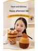 Afternoon Tea Plush Dessert Doll - Cute Food Ornament for Home Decor.