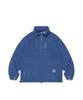 MADDEN Funny Zigzag Hidden Hooded Jacket Blue