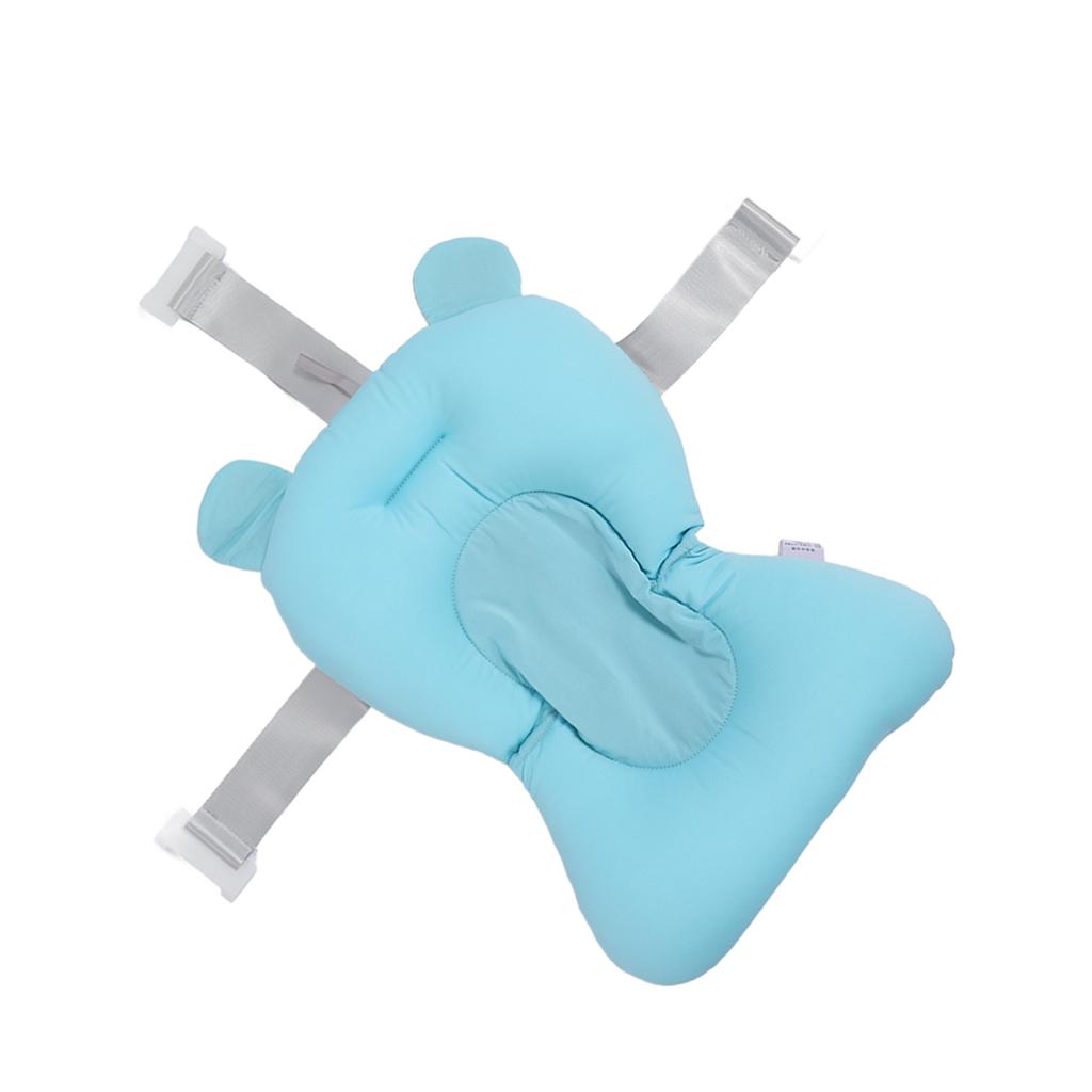 Soft Baby Bath Support Cushion Pad Cute Breathable Adjustable Newborn Bathtub Floating Pillow Mat