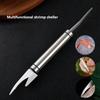 Shrimp Line Cleaner Tools Multifunctional Stainless Steel Prawn Peeling Remover Lightweight for Home Kitchen Cooking Accessories