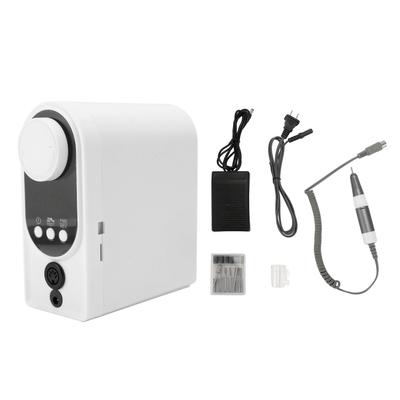 Elektrischer Nagelfräser Professionell 35000 U/min Plug and Play Nagelfeilenmaschine mit Fußpedalstift