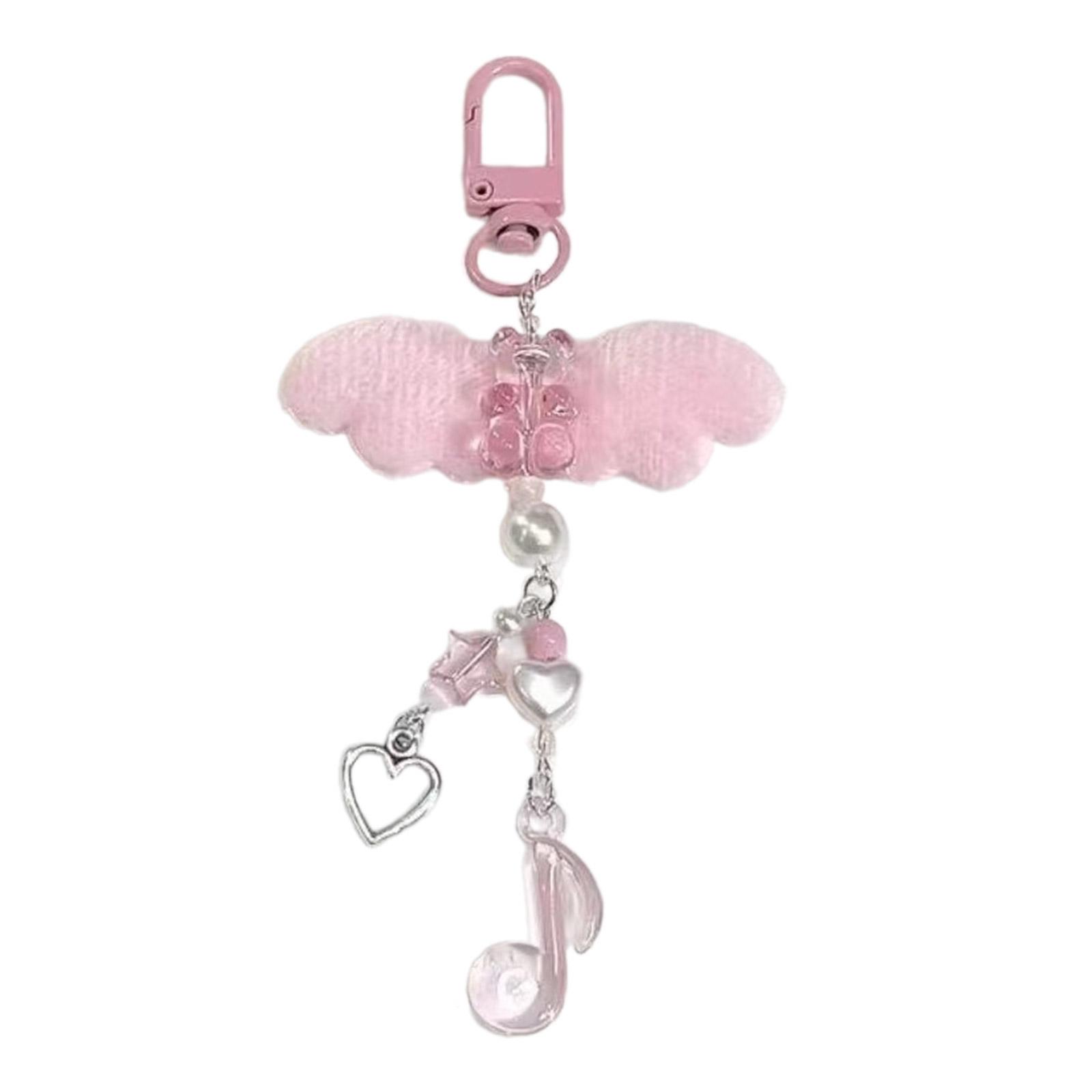 Милый брелок с бисером в форме сердца — фото 3