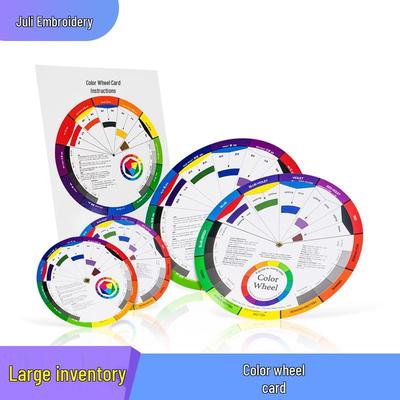 Multifunctional Color Wheel Card for Tattoo and Microblading Pigment Mixing
