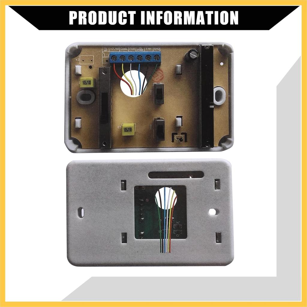 RV Analog Control Heating/Cooling Thermostat Kit for for Campers/for Duo-Therm Thermostat RV Analog Control / 40-90°F Temp on A/C and Furnace / 1
