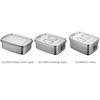 Food Container Sandwich Bento Dinnerware Stainless Steel For Kids Adults 2 Layers Lunch Box School Office Kitchen Sealed Storage