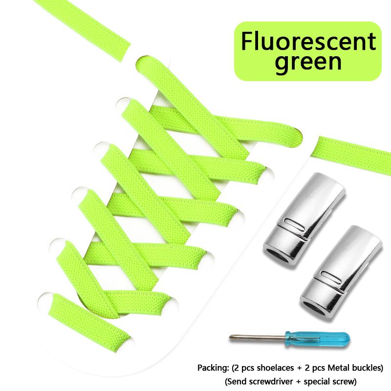 Flats Elastic Laces for Sports Tennis Magnetic Lock Shoelace Without Tying 8mm Thick Men No Tie Shoe Laces Shoes Accessories