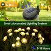 Solar Garden Jellyfish Mushroom Decor Lights Outdoor Pathway Yard Patio Waterproof Solar Sway Light