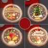 Hanging Window Suction Cup Lamp Snowflake Christmas Window Lights  New Year