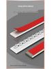 Inward Opening Bay Window Curtain Track - No-Drill, Shaped, Sliding with Hooks