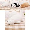 We Bare Bears Pillow Cartoon Bear Grizzly Bear Panda Soft Stuffed Plush Toy Doll Adorable And Cuddly