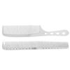 Silvery Hair Comb Fine Tooth Anti Static Comb Beauty Tool Space Aluminum Comb Home Salon
