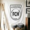 FC Heidenheim Wall Hanging Printed Fabric Blanket Decorative Tapestries for Bedroom Living Room Home Decor