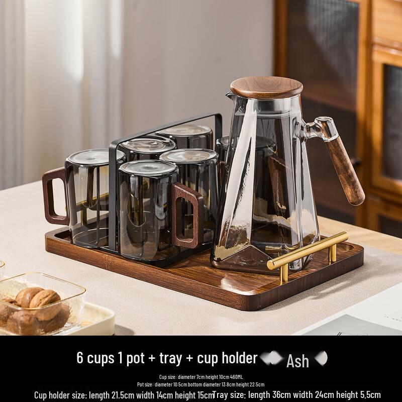 Chinese Style High Borosilicate Glass Drinkware Set